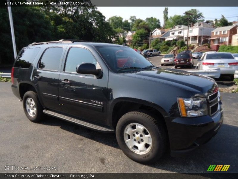 Black / Ebony 2012 Chevrolet Tahoe LT 4x4