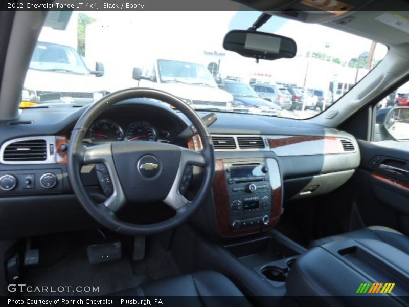 Black / Ebony 2012 Chevrolet Tahoe LT 4x4