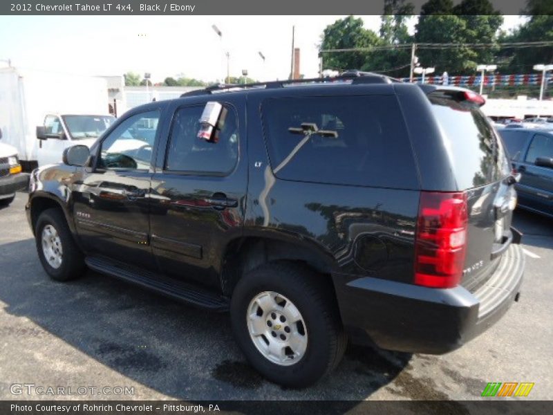 Black / Ebony 2012 Chevrolet Tahoe LT 4x4