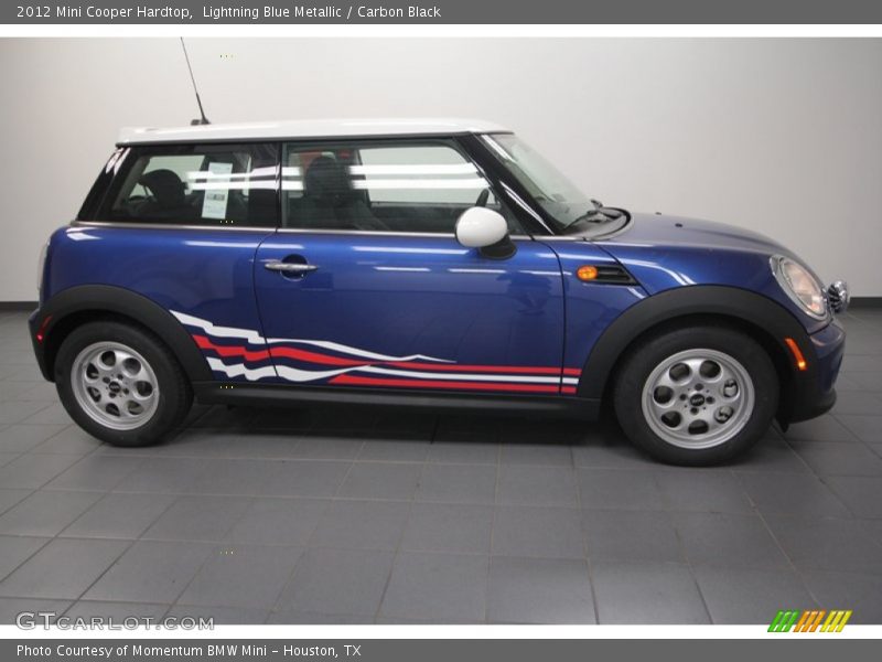Lightning Blue Metallic / Carbon Black 2012 Mini Cooper Hardtop