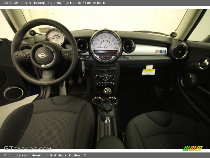 Lightning Blue Metallic / Carbon Black 2012 Mini Cooper Hardtop