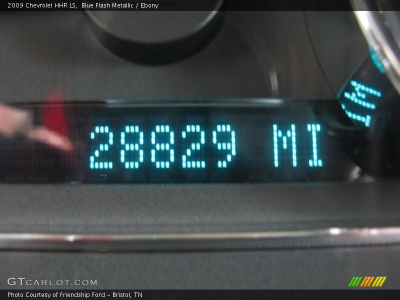 Blue Flash Metallic / Ebony 2009 Chevrolet HHR LS