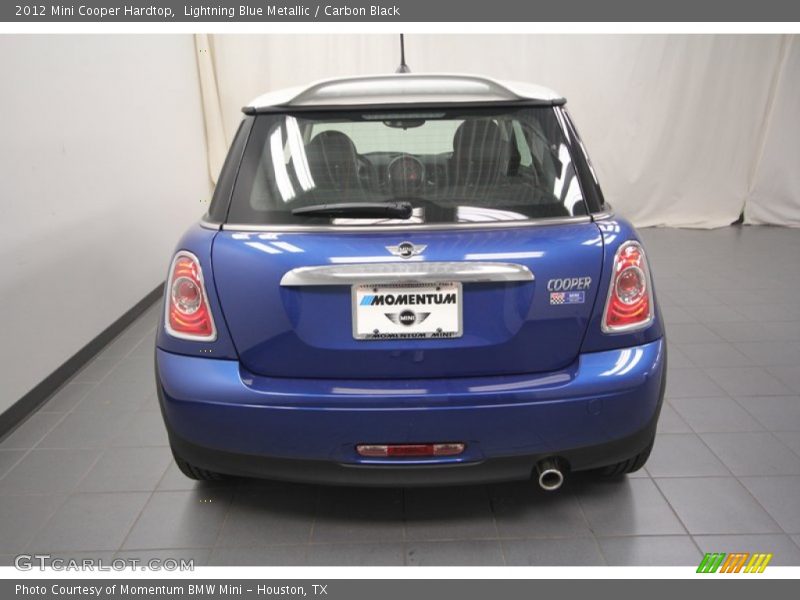 Lightning Blue Metallic / Carbon Black 2012 Mini Cooper Hardtop