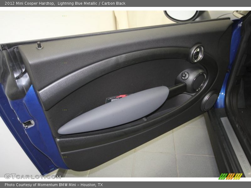 Lightning Blue Metallic / Carbon Black 2012 Mini Cooper Hardtop