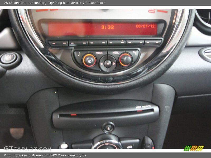 Lightning Blue Metallic / Carbon Black 2012 Mini Cooper Hardtop