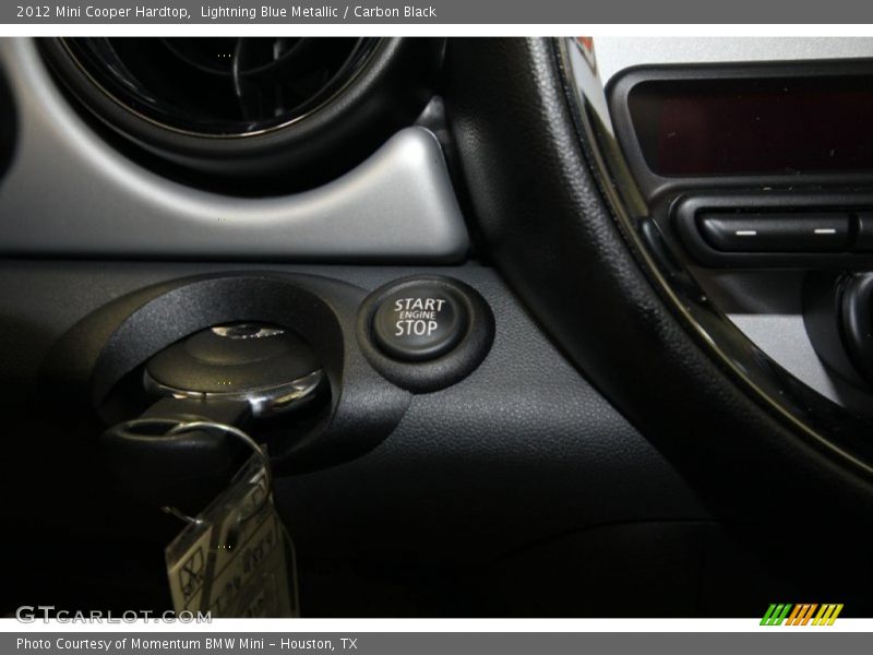 Lightning Blue Metallic / Carbon Black 2012 Mini Cooper Hardtop