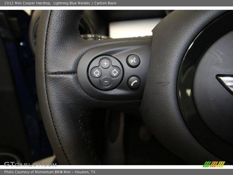 Lightning Blue Metallic / Carbon Black 2012 Mini Cooper Hardtop
