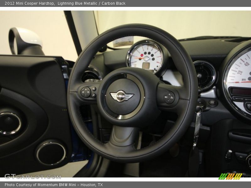 Lightning Blue Metallic / Carbon Black 2012 Mini Cooper Hardtop