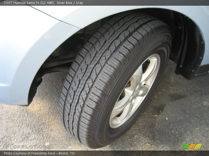 Silver Blue / Gray 2007 Hyundai Santa Fe GLS 4WD