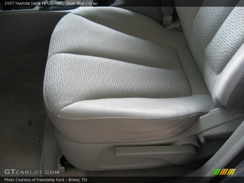 Silver Blue / Gray 2007 Hyundai Santa Fe GLS 4WD