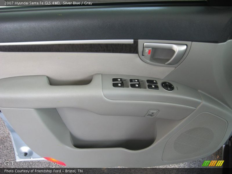 Silver Blue / Gray 2007 Hyundai Santa Fe GLS 4WD