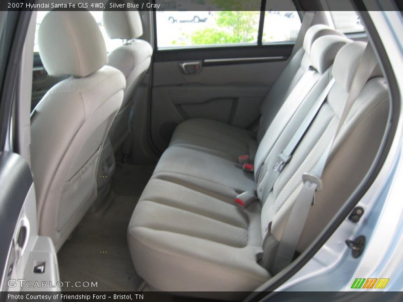 Silver Blue / Gray 2007 Hyundai Santa Fe GLS 4WD