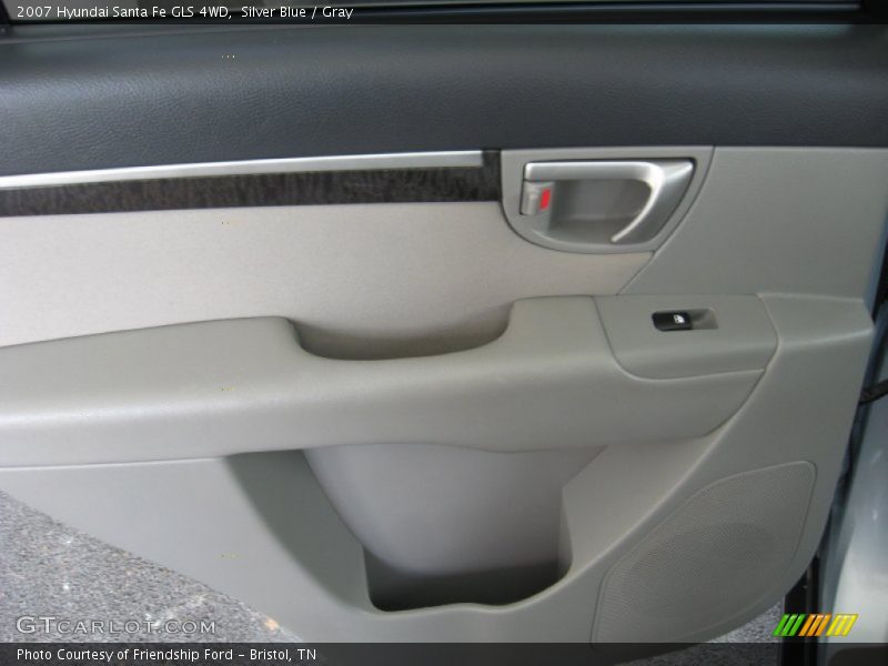 Silver Blue / Gray 2007 Hyundai Santa Fe GLS 4WD