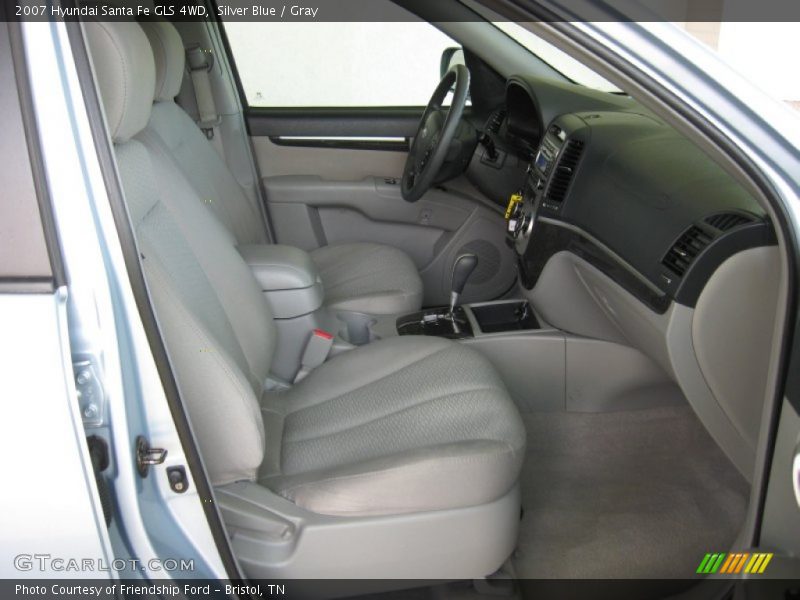 Silver Blue / Gray 2007 Hyundai Santa Fe GLS 4WD