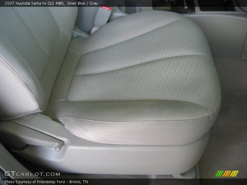 Silver Blue / Gray 2007 Hyundai Santa Fe GLS 4WD