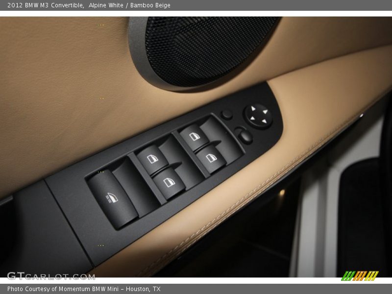 Alpine White / Bamboo Beige 2012 BMW M3 Convertible