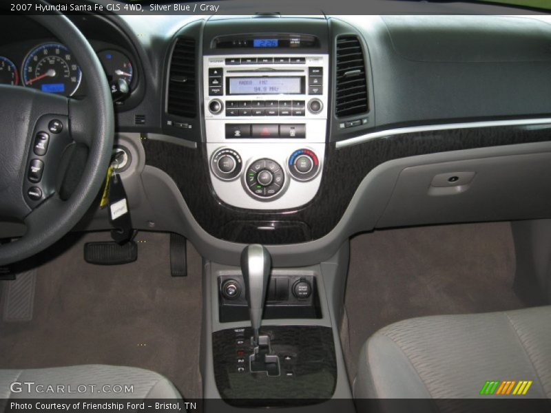 Silver Blue / Gray 2007 Hyundai Santa Fe GLS 4WD
