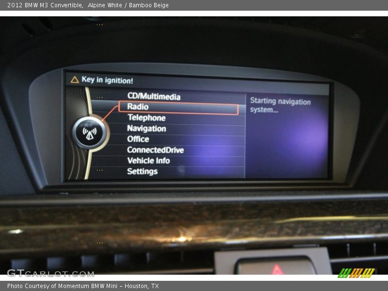 Alpine White / Bamboo Beige 2012 BMW M3 Convertible