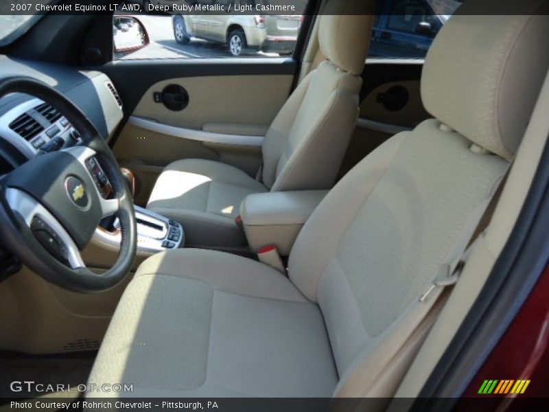 Deep Ruby Metallic / Light Cashmere 2007 Chevrolet Equinox LT AWD