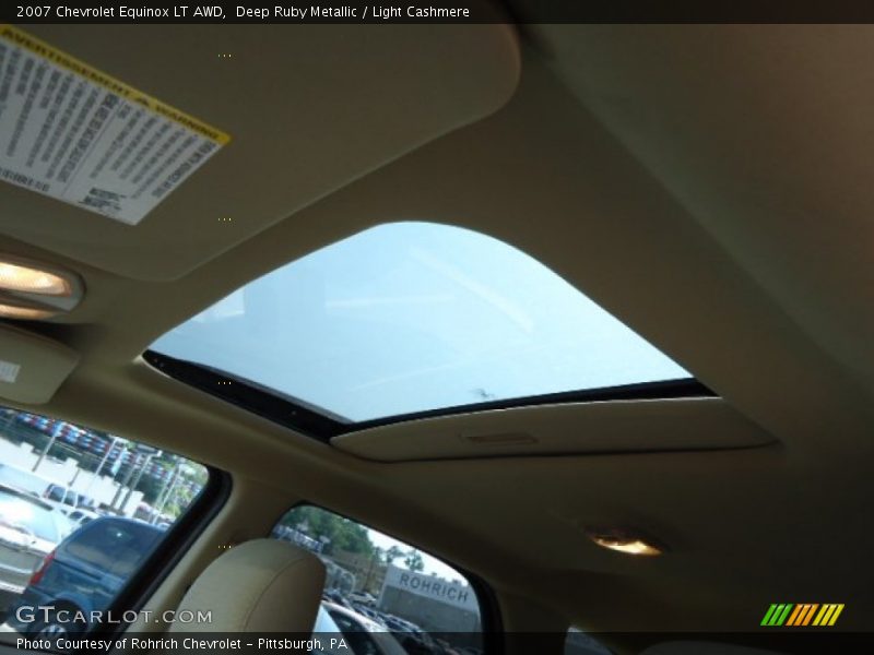 Deep Ruby Metallic / Light Cashmere 2007 Chevrolet Equinox LT AWD