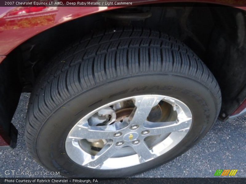 Deep Ruby Metallic / Light Cashmere 2007 Chevrolet Equinox LT AWD