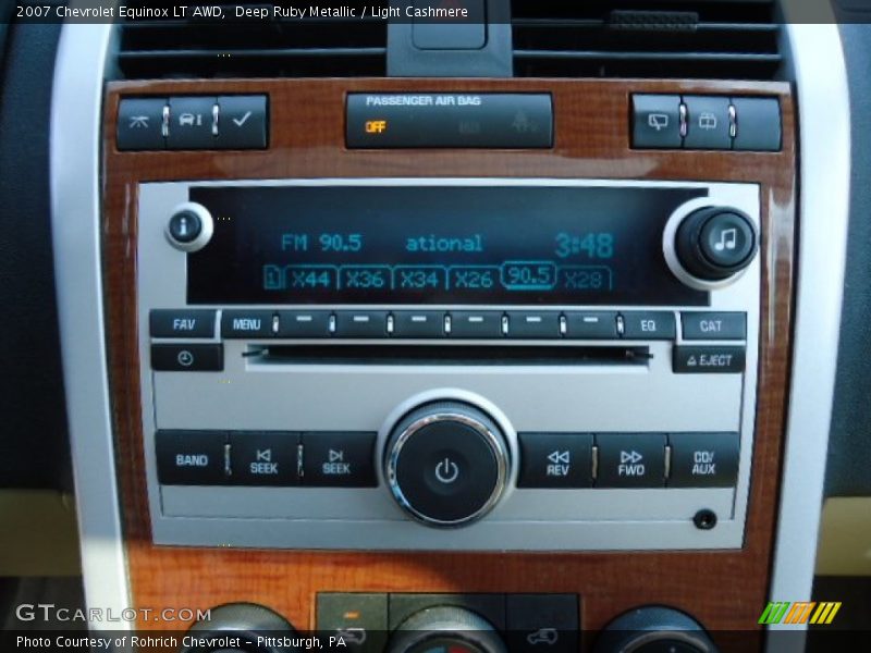 Deep Ruby Metallic / Light Cashmere 2007 Chevrolet Equinox LT AWD