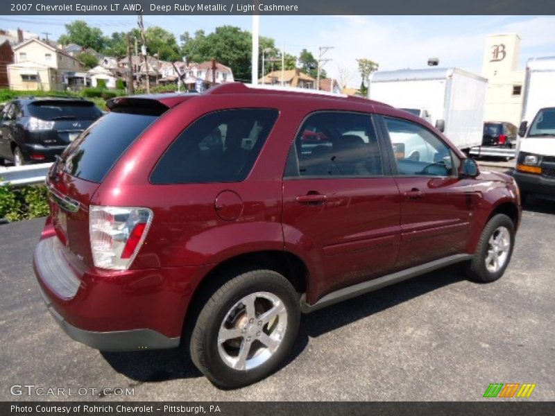 Deep Ruby Metallic / Light Cashmere 2007 Chevrolet Equinox LT AWD