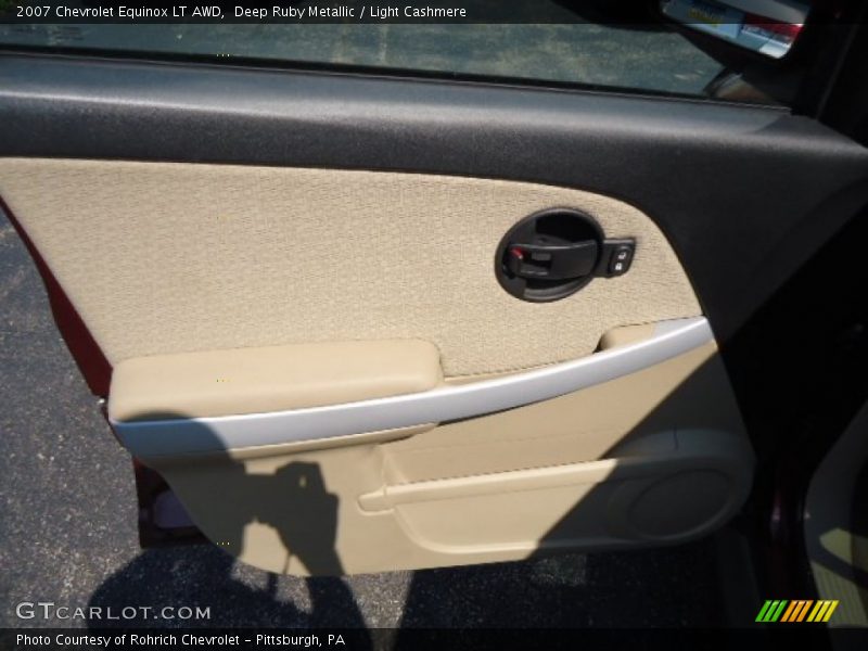 Deep Ruby Metallic / Light Cashmere 2007 Chevrolet Equinox LT AWD