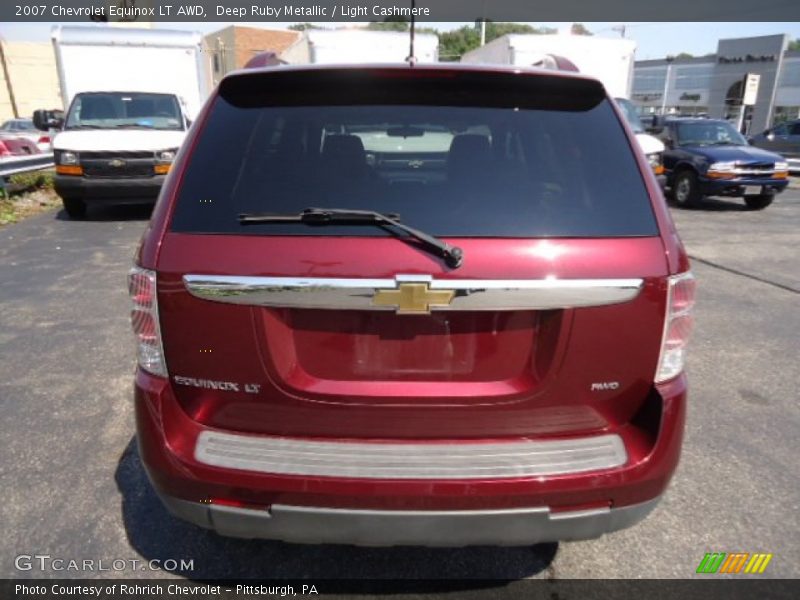 Deep Ruby Metallic / Light Cashmere 2007 Chevrolet Equinox LT AWD