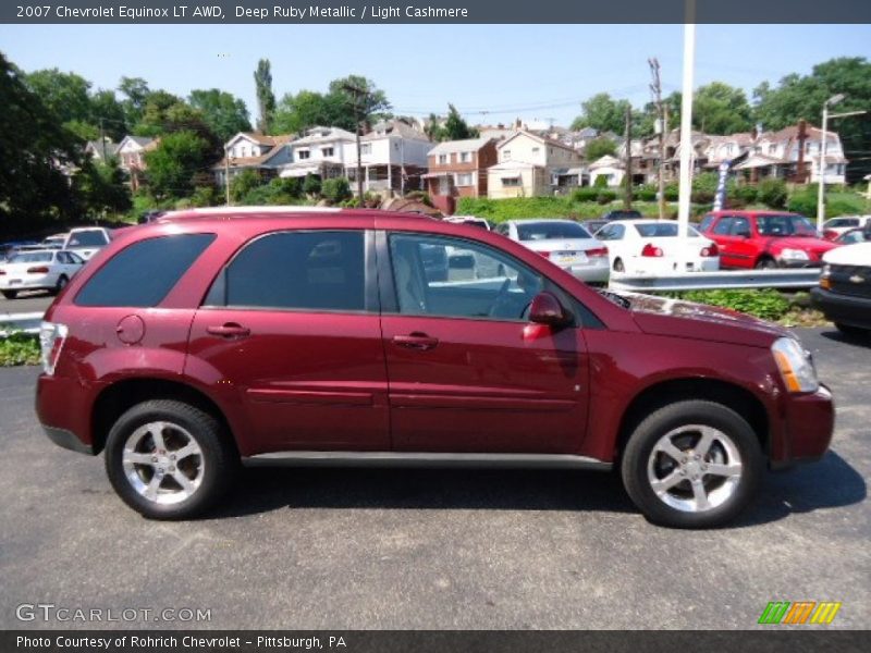 Deep Ruby Metallic / Light Cashmere 2007 Chevrolet Equinox LT AWD