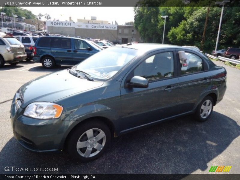 Wintergreen / Charcoal 2010 Chevrolet Aveo LT Sedan