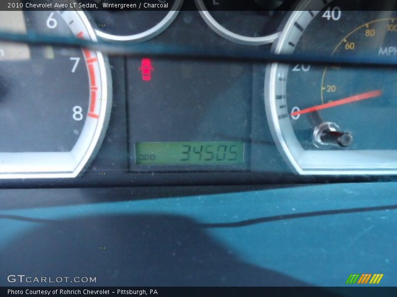 Wintergreen / Charcoal 2010 Chevrolet Aveo LT Sedan