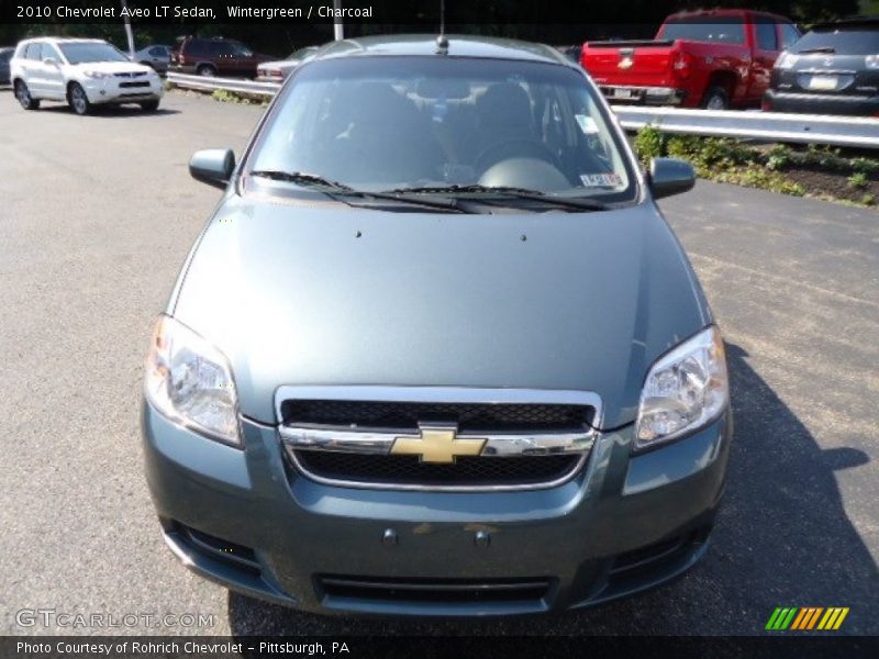 Wintergreen / Charcoal 2010 Chevrolet Aveo LT Sedan