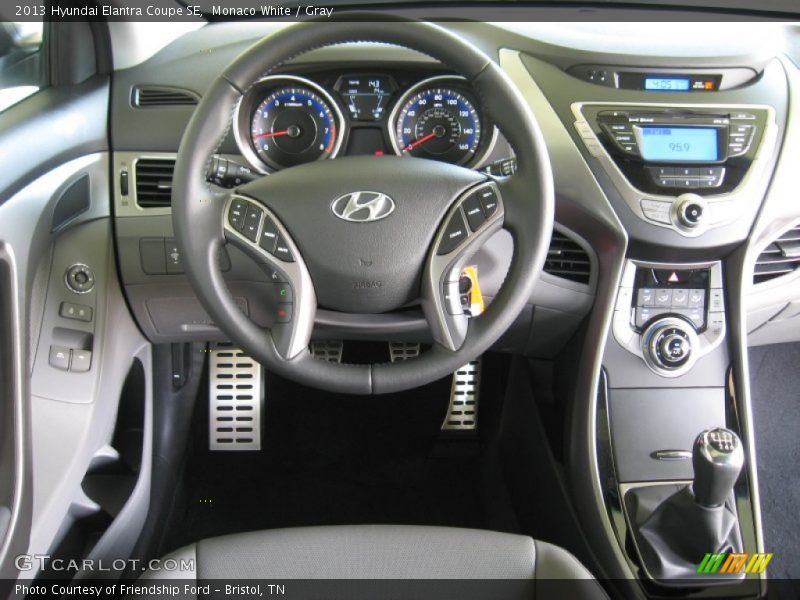 Dashboard of 2013 Elantra Coupe SE