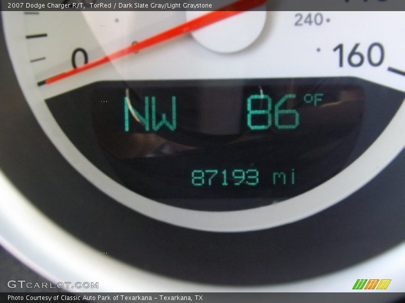 TorRed / Dark Slate Gray/Light Graystone 2007 Dodge Charger R/T