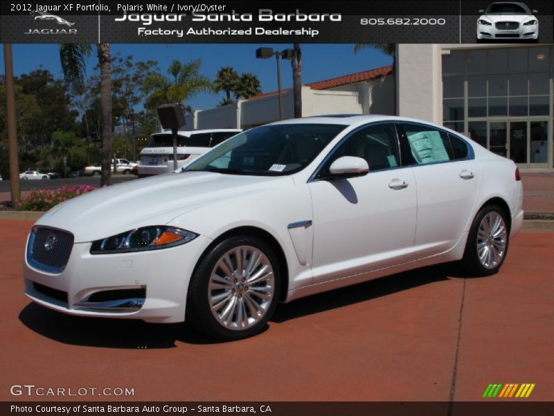 Polaris White / Ivory/Oyster 2012 Jaguar XF Portfolio