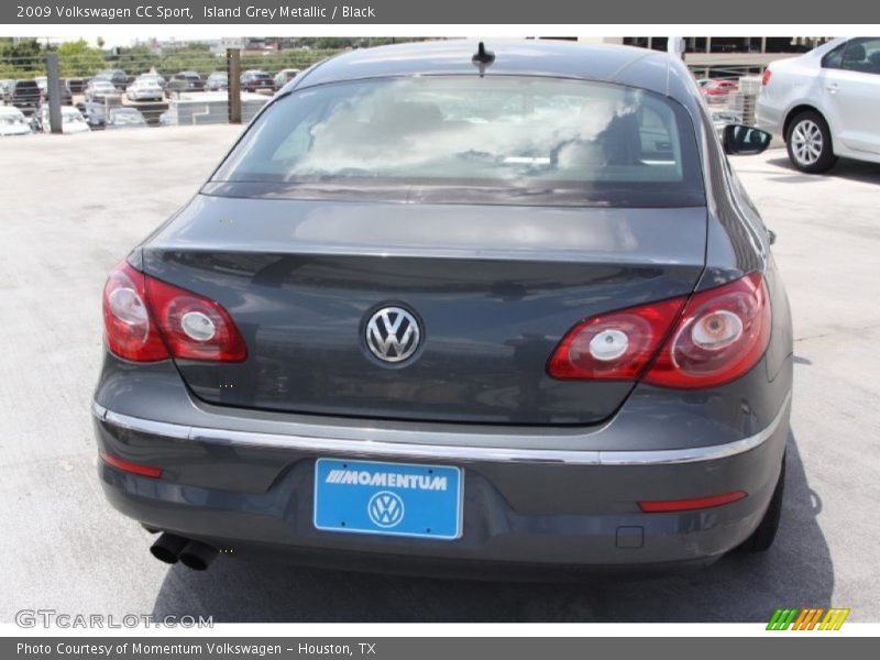 Island Grey Metallic / Black 2009 Volkswagen CC Sport