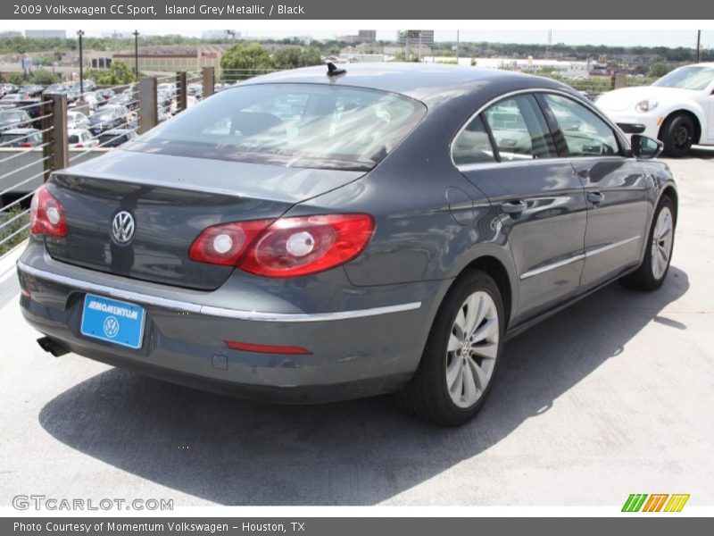 Island Grey Metallic / Black 2009 Volkswagen CC Sport