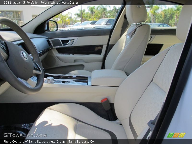 Polaris White / Ivory/Oyster 2012 Jaguar XF Portfolio