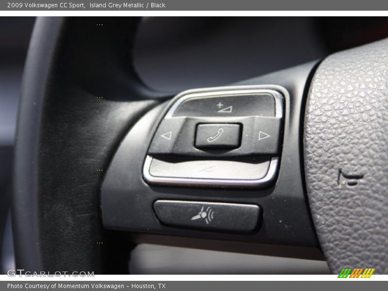 Island Grey Metallic / Black 2009 Volkswagen CC Sport