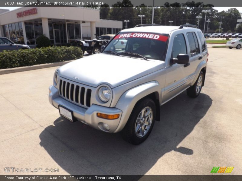 Bright Silver Metallic / Taupe 2003 Jeep Liberty Limited