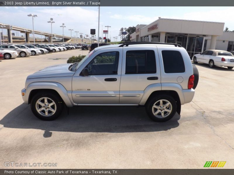 Bright Silver Metallic / Taupe 2003 Jeep Liberty Limited