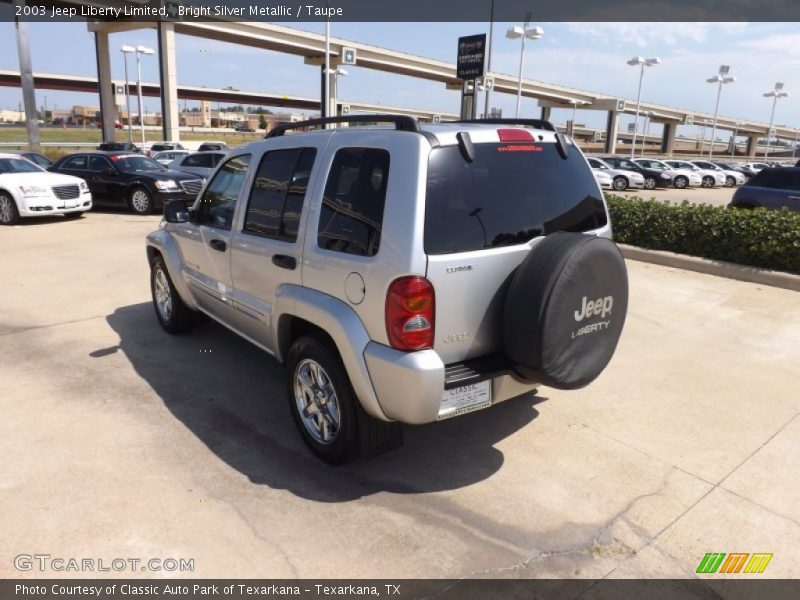 Bright Silver Metallic / Taupe 2003 Jeep Liberty Limited