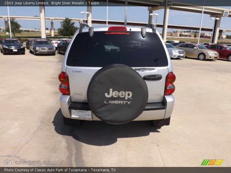 Bright Silver Metallic / Taupe 2003 Jeep Liberty Limited