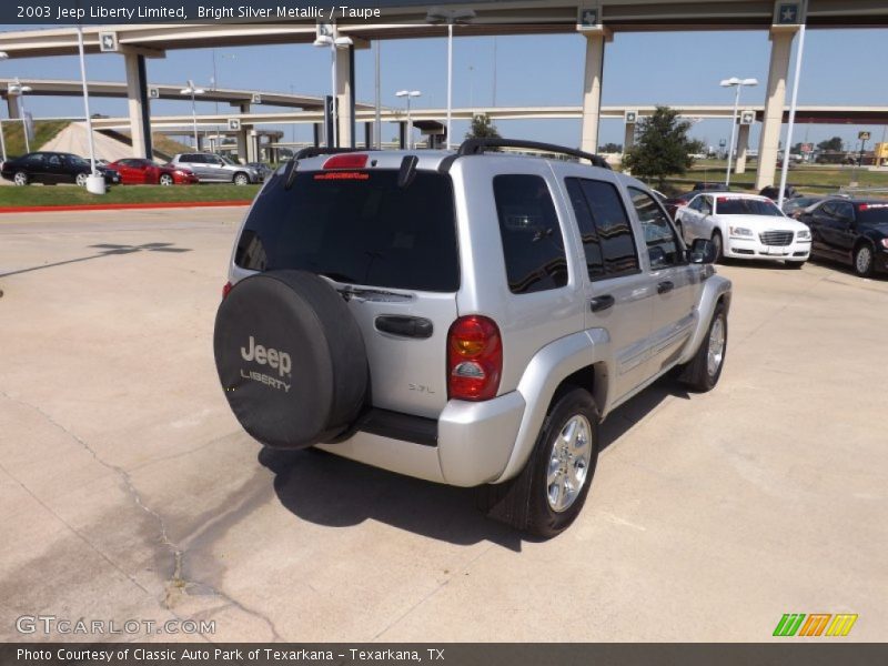 Bright Silver Metallic / Taupe 2003 Jeep Liberty Limited