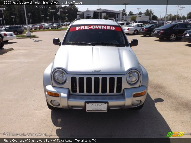 Bright Silver Metallic / Taupe 2003 Jeep Liberty Limited