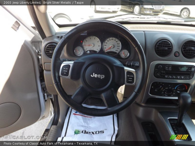 Bright Silver Metallic / Taupe 2003 Jeep Liberty Limited