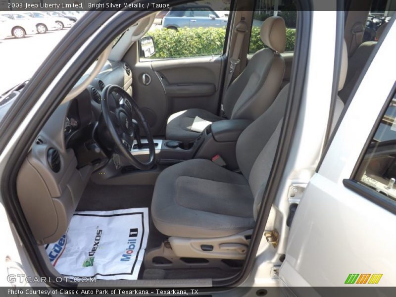 Bright Silver Metallic / Taupe 2003 Jeep Liberty Limited