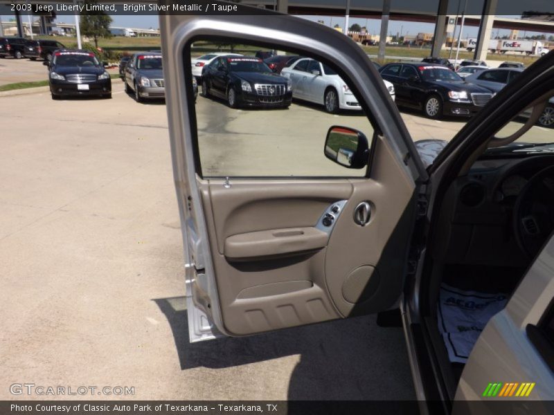 Bright Silver Metallic / Taupe 2003 Jeep Liberty Limited