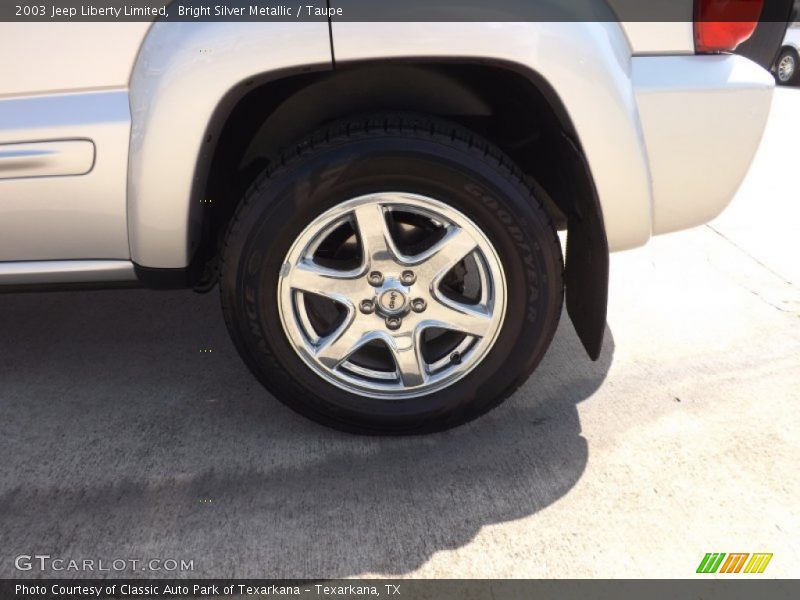Bright Silver Metallic / Taupe 2003 Jeep Liberty Limited